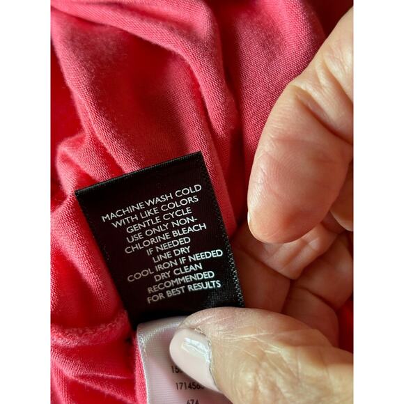 Torrid Knit Womens Super Soft Coral Top Scoop Neck Straps Size 3‎ 3X - Picture 4 of 4